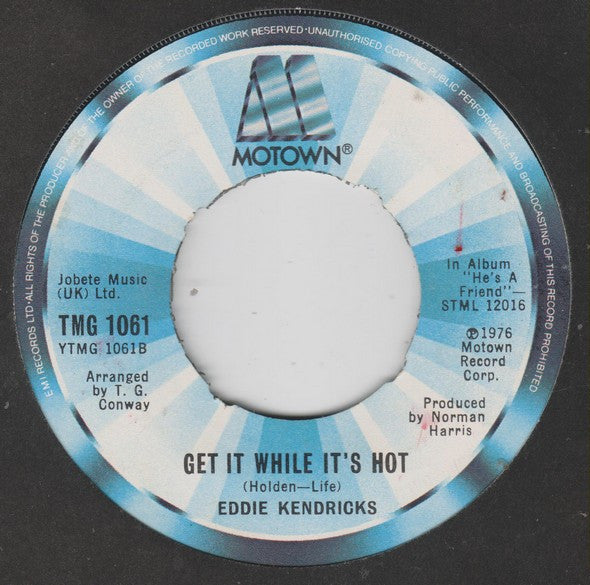 Eddie Kendricks : Goin' Up In Smoke (7", Single)