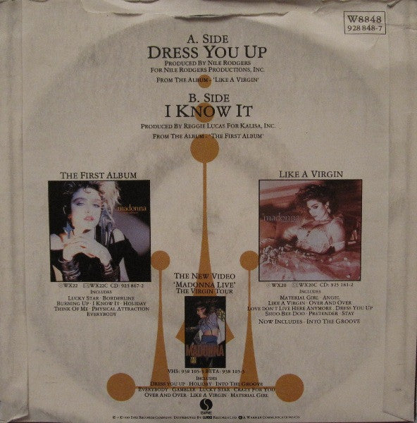 Madonna : Dress You Up (7", Single)