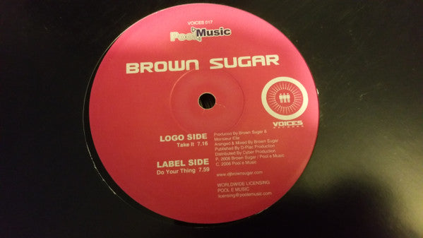 Brown Sugar : Take It / Do Your Thing (12")
