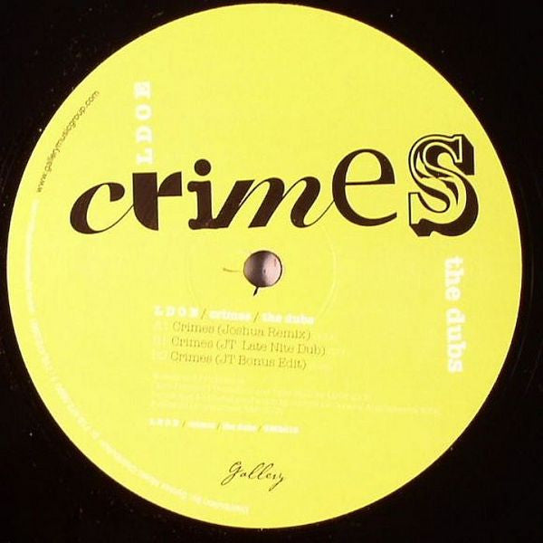 LDOE : Crimes (The Dubs) (12")