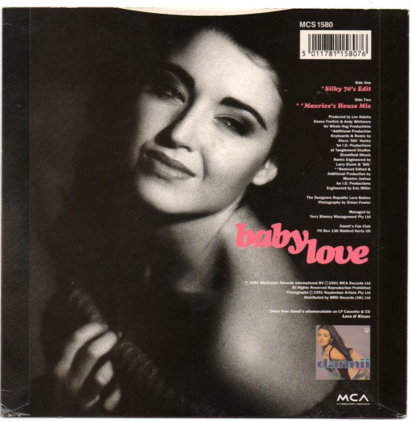 Dannii Minogue : Baby Love (7", Single, Pap)