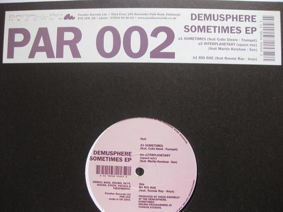 Demusphere : Sometimes EP (12", EP)