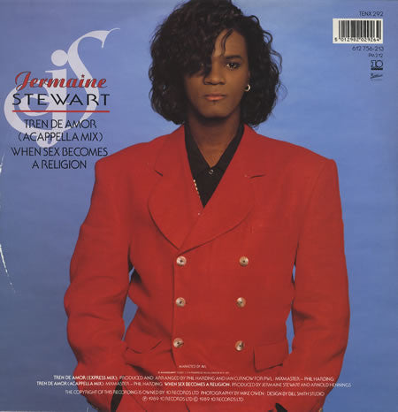 Jermaine Stewart : Tren De Amor (12", Maxi)
