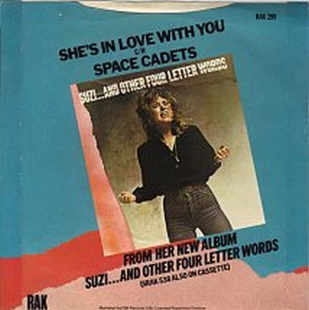 Suzi Quatro : She's In Love With You (7", Single, Pic)