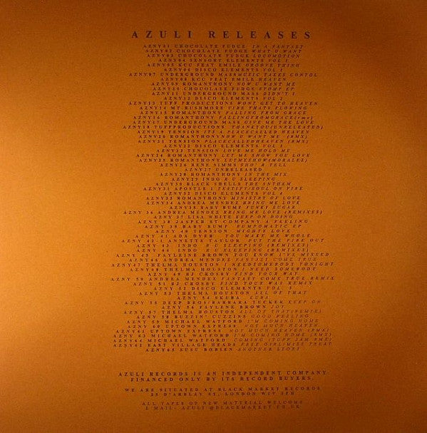 S. Cabar : Carnival (12")