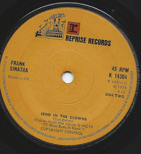 Frank Sinatra : Let Me Try Again (7", Single)