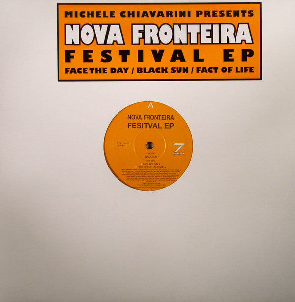 Michele Chiavarini Presents Nova Fronteira : Festival EP (12", EP)