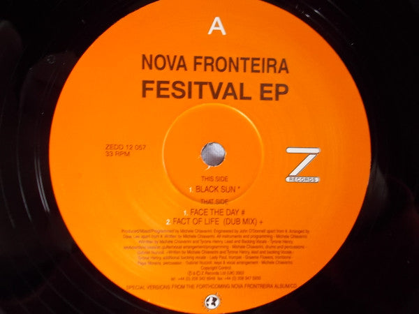 Michele Chiavarini Presents Nova Fronteira : Festival EP (12", EP)