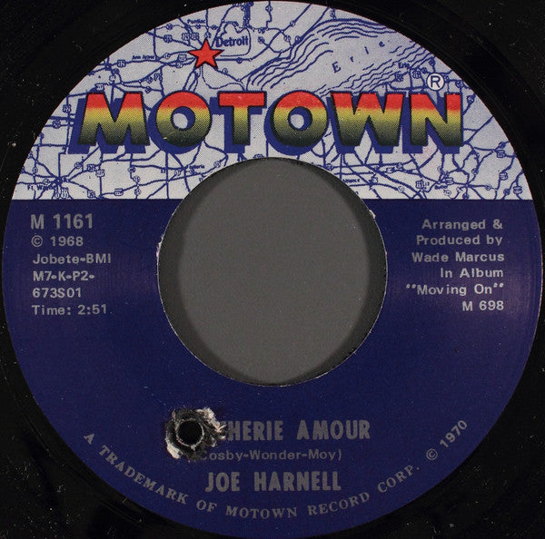 Joe Harnell : My Cherie Amour (7", Single)