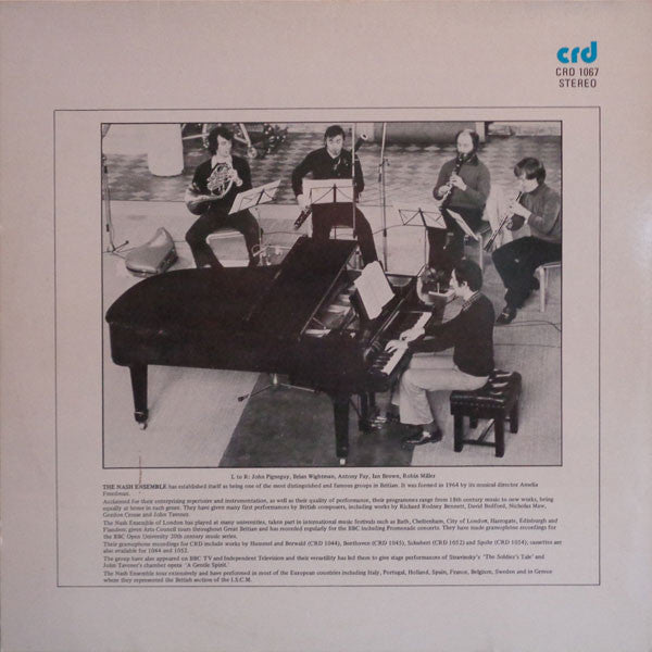 Wolfgang Amadeus Mozart / Ludwig van Beethoven - The Nash Ensemble : Quintet In E Flat, K. 452 For Piano, Oboe, Clarinet, Horn And Bassoon / Quintet In E Flat, Op. 16 For Piano, Oboe, Clarinet, Horn And Bassoon (LP)