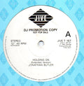 Jonathan Butler : Holding On (12", Single, Promo)