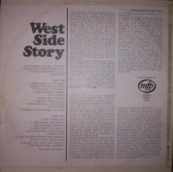 David Holliday & Jill Martin & The Alyn Ainsworth Orchestra : West Side Story (LP, Album)