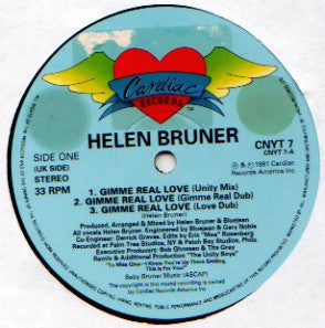 Helen Bruner : Gimme Real Love (12")