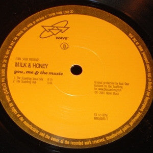 Milk & Honey : You, Me & The Music (12")