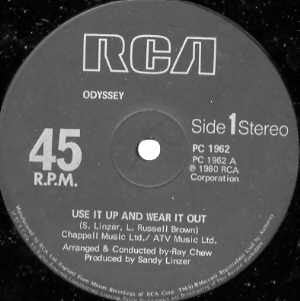 Odyssey (2) : Use It Up And Wear It Out / Don't Tell Me, Tell Her (12", RE)