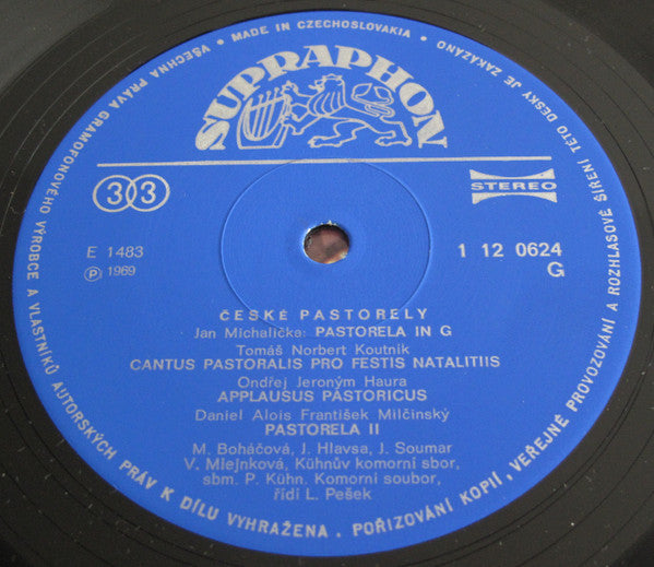 Various : České Pastorely (LP, Album, RP)