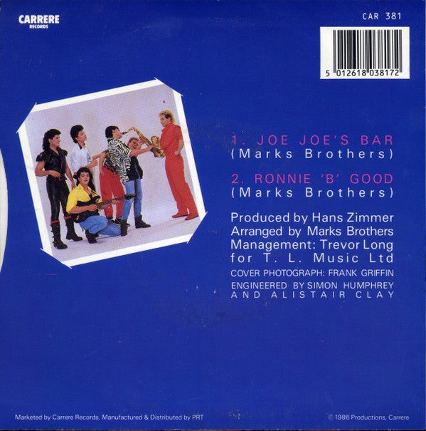 Marks Brothers : Joe Joe's Bar (7")
