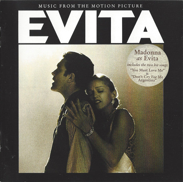 Andrew Lloyd Webber And Tim Rice : Evita (Music From The Motion Picture) (CD, Album)