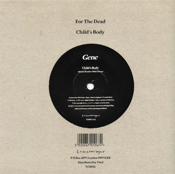 Gene : For The Dead / Child's Body (7", Single)