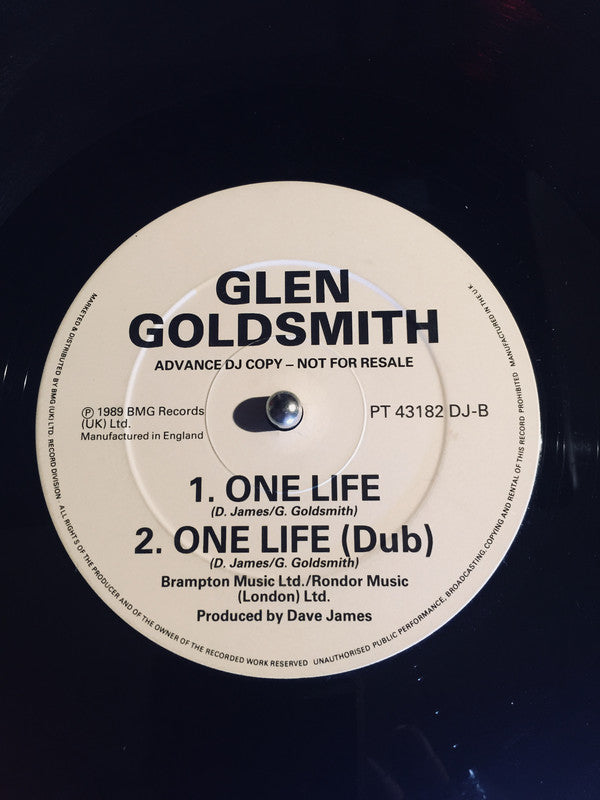 Glen Goldsmith : One Life (12", Promo)