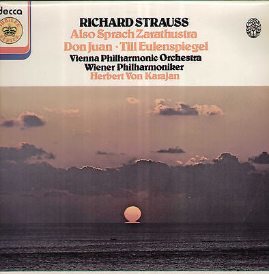 Richard Strauss, Wiener Philharmoniker, Herbert von Karajan : Also Sprach Zarathustra - Don Juan - Till Eulenspiegel (LP, Comp, RE)