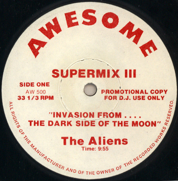 The Aliens (3) : Supermix III (12", Mixed, Promo, Unofficial)