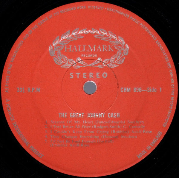 Johnny Cash : The Great Johnny Cash (LP)