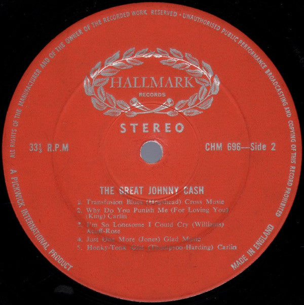 Johnny Cash : The Great Johnny Cash (LP)