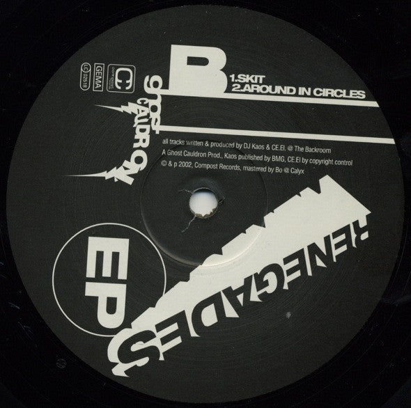 Kaos (6) + Ce.el : Renegades EP (12", EP)