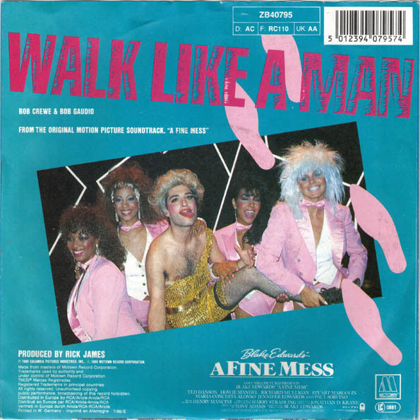 Mary Jane Girls : Walk Like A Man (7", Single)