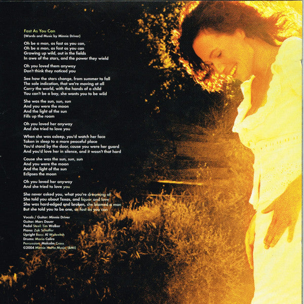 Minnie Driver : Everything I've Got In My Pocket (CD, Album)