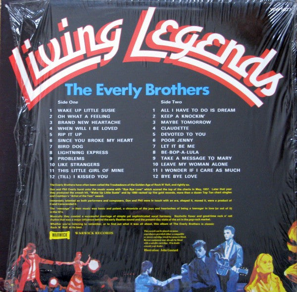 Everly Brothers : Living Legends (LP, Comp)