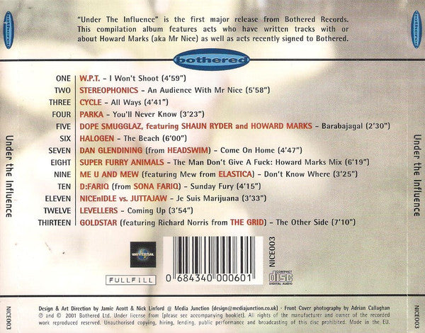 Various : Under The Influence (CD, Album, Comp)