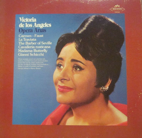 Victoria De Los Angeles : Opera Arias (LP, Comp, Mono)
