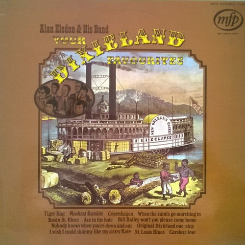 Alan Elsdon & His Jazz Band : Your Dixieland Favourites (LP, Album)