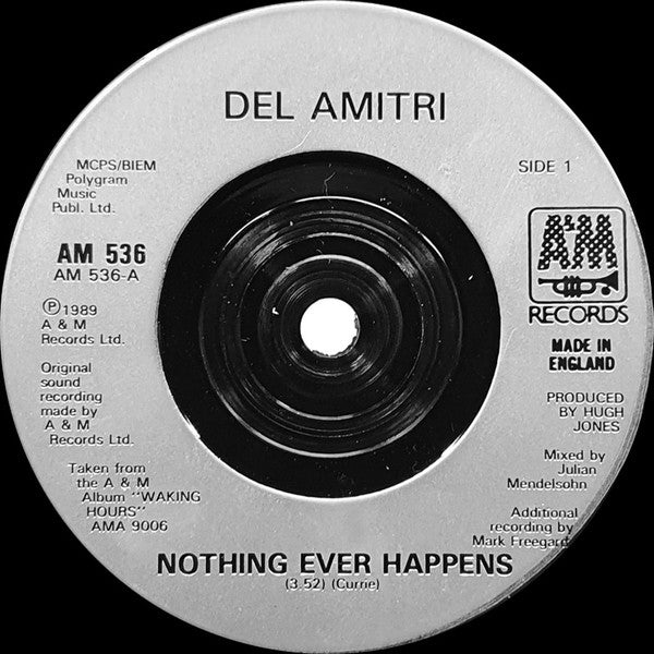 Del Amitri : Nothing Ever Happens (7", Single)