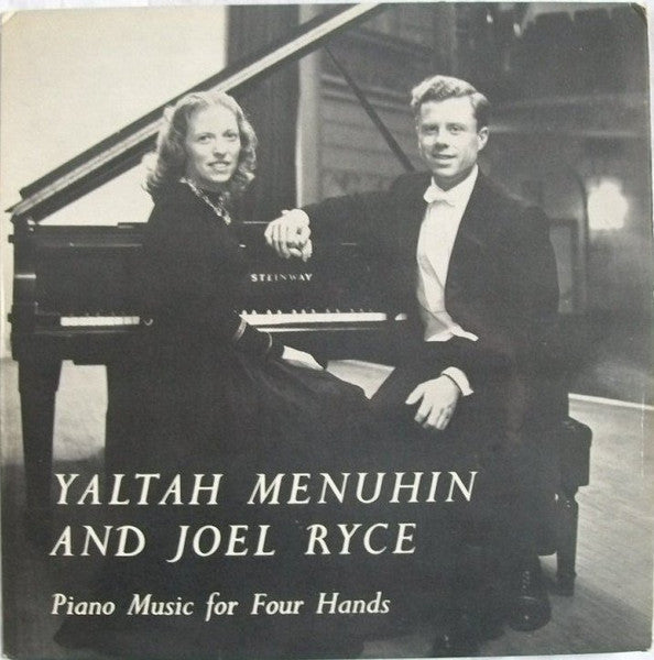 Yaltah Menuhin And Joel Ryce : Piano Music For Four Hands (LP, Album, Mono, Club)