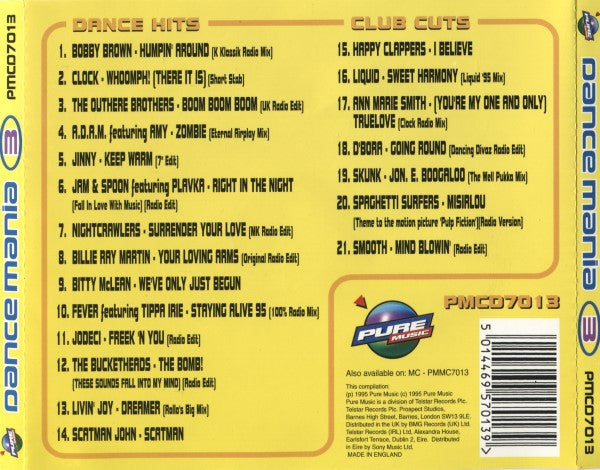 Various : Dance Mania 3 (CD, Comp)