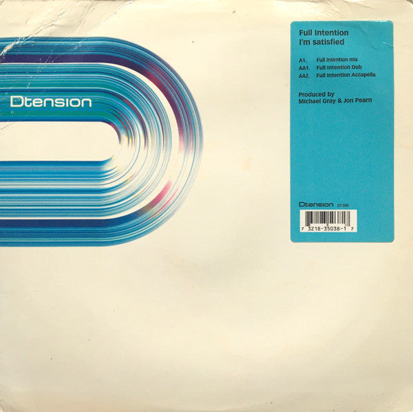 Full Intention : I'm Satisfied (12")