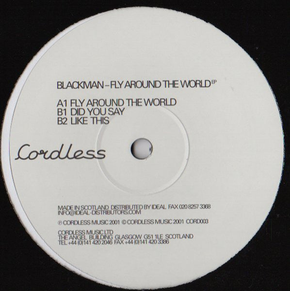 Blackman* : Fly Around The World EP (12", EP)