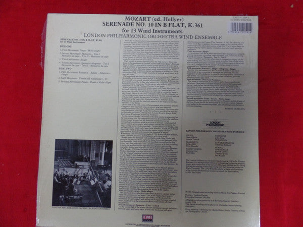 Wolfgang Amadeus Mozart : Serenade No. 10 in B Flat, K 361 (LP)