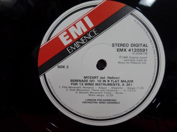 Wolfgang Amadeus Mozart : Serenade No. 10 in B Flat, K 361 (LP)