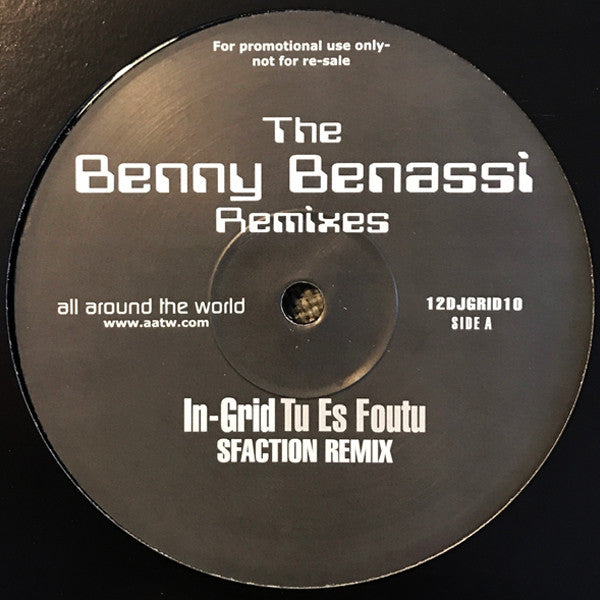In-Grid : Tu Es Foutu (Sfaction Remix) (12", Promo)