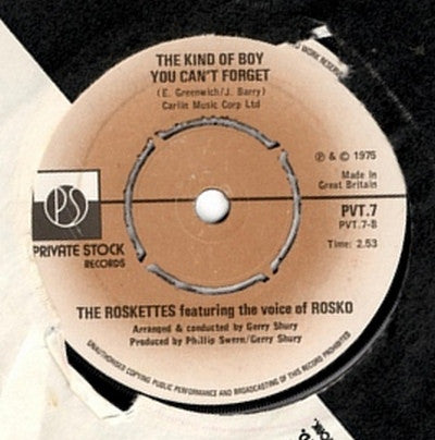 Rosko And The Roskettes : Jive (7", Single)