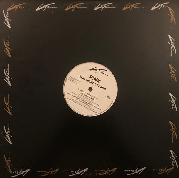P!NK : You Make Me Sick (12", Promo)