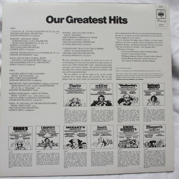 Various : Our Greatest Hits (LP, Comp)