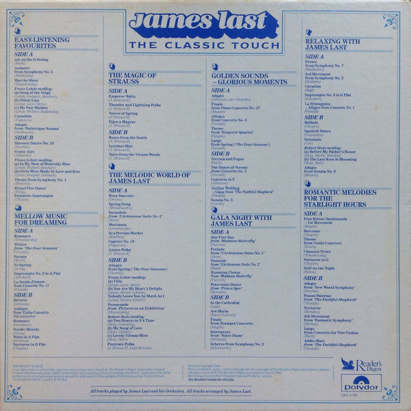 James Last : The Classic Touch (8xLP, Comp + Box)