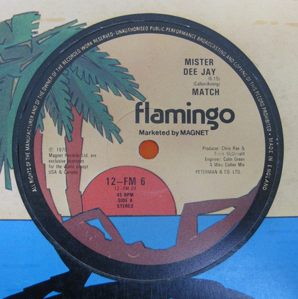 Match : Mister Dee Jay (12", Single, Ltd)