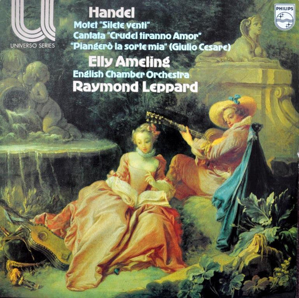 Elly Ameling : Handel - Motet: "Silete venti" Cantata: "Crudel tiranno Amor" "Piangero la sorte mia" (Guilio Cesare) (LP, Album)