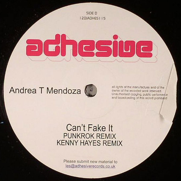 Andrea T. Mendoza : Can't Fake It (2x12")